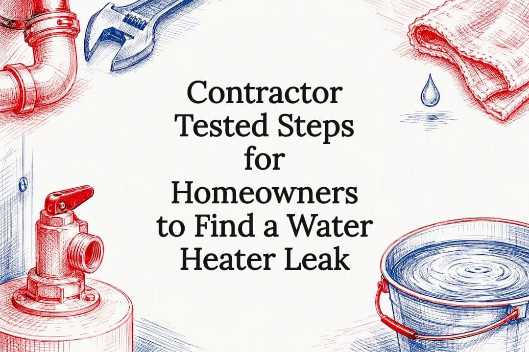 Contractor Tested Steps for Homeowners to Find a Water Heater Leak