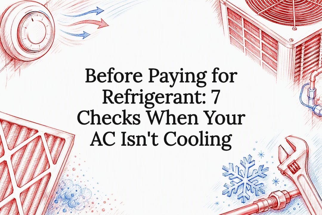Before Paying for Refrigerant: 7 Checks When Your AC Isn't Cooling