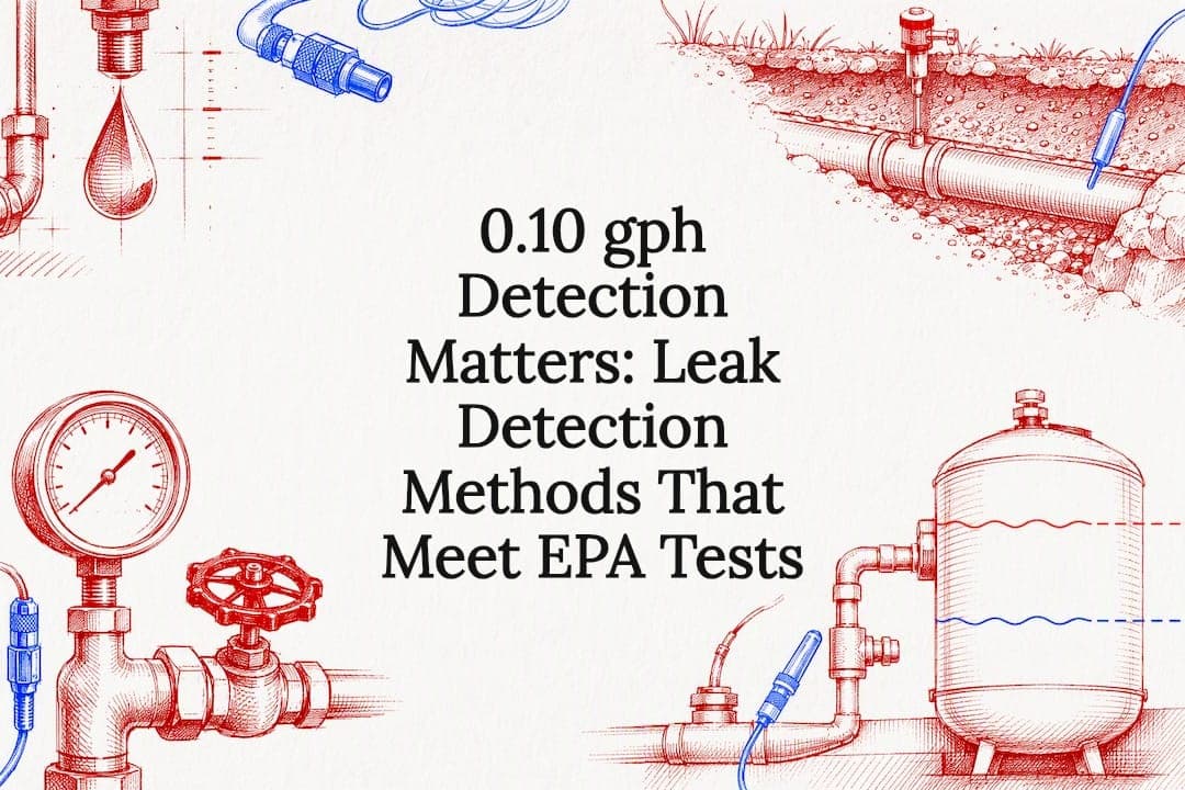 0.10 gph Detection Matters: Leak Detection Methods That Meet EPA Tests