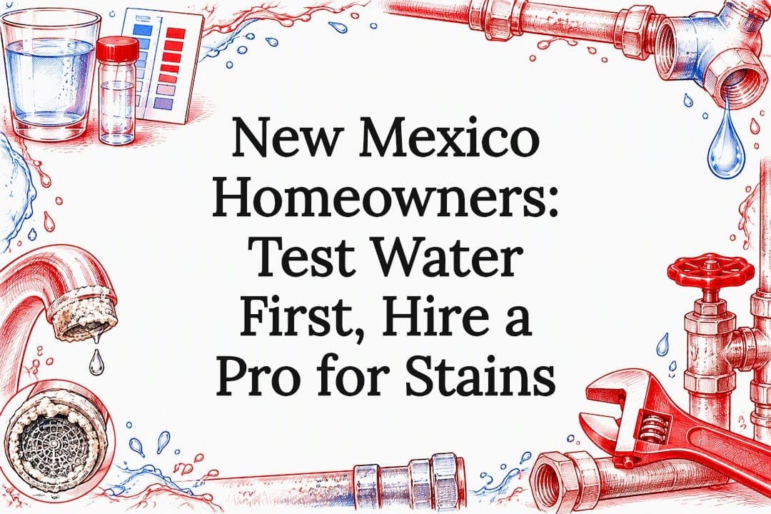 New Mexico Homeowners: Test Water First, Hire a Pro for Stains